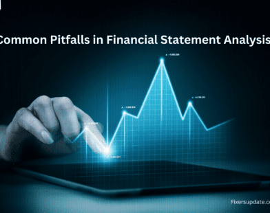 Visual representation of common pitfalls in financial statement analysis, highlighting key errors and misconceptions.