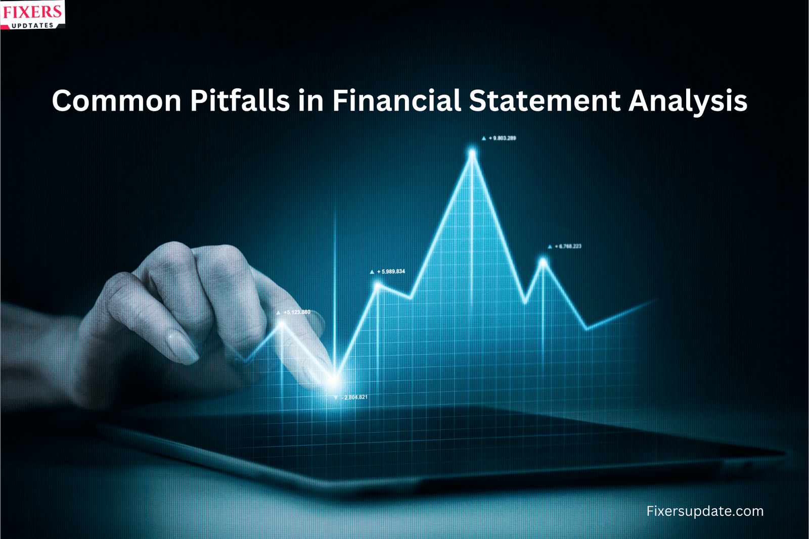 Visual representation of common pitfalls in financial statement analysis, highlighting key errors and misconceptions.