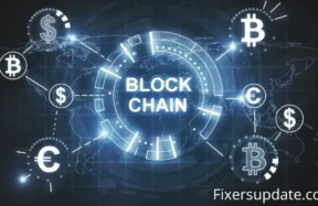 Visual depiction of blockchain technology, highlighting its transformative role in shaping the future of business.