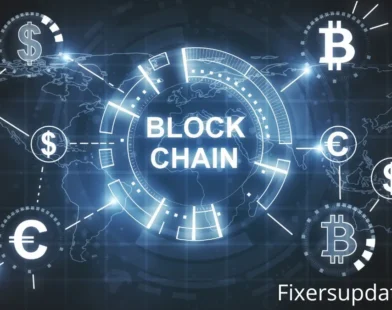 Visual depiction of blockchain technology, highlighting its transformative role in shaping the future of business.